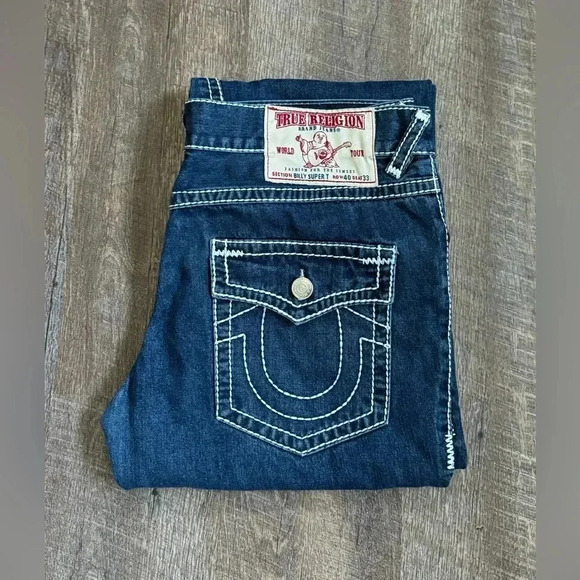💎💟Men’s Vintage  True Religion Billy Super T Jeans - Picture 2 of 16